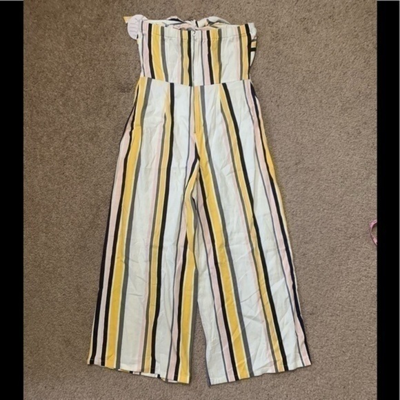 Gypsies & Moondust Striped Strapless Jumper Sz 7 - Picture 9 of 9